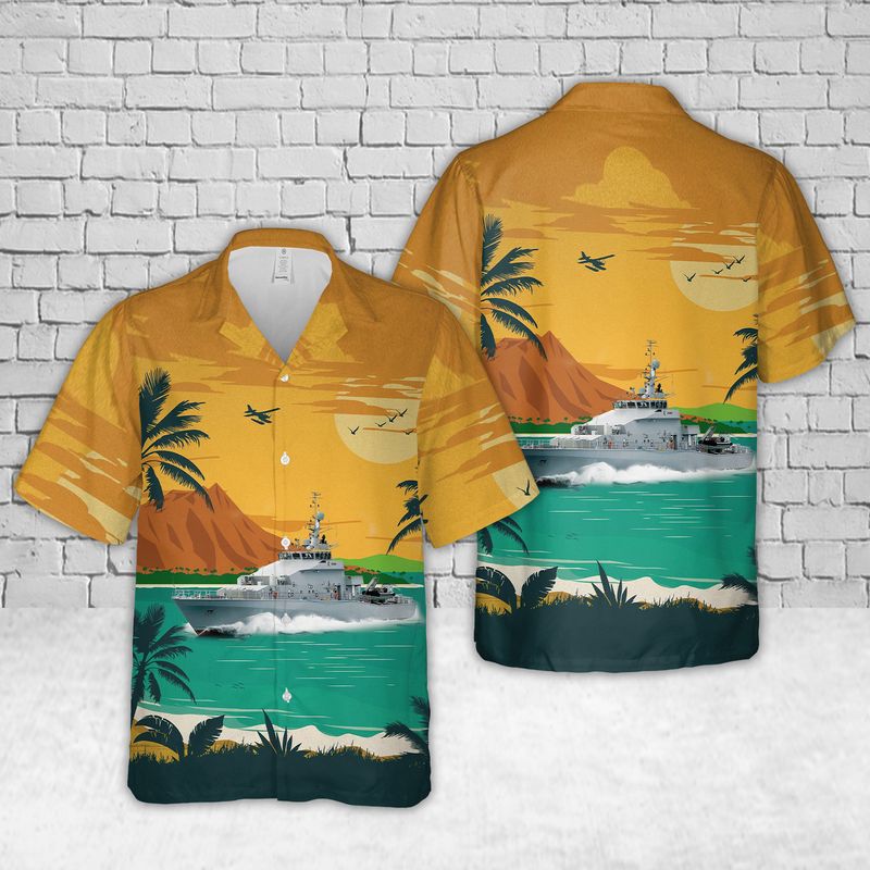 HMNZS Hawea (2007) Royal New Zealand Navy Hawaiian Shirt