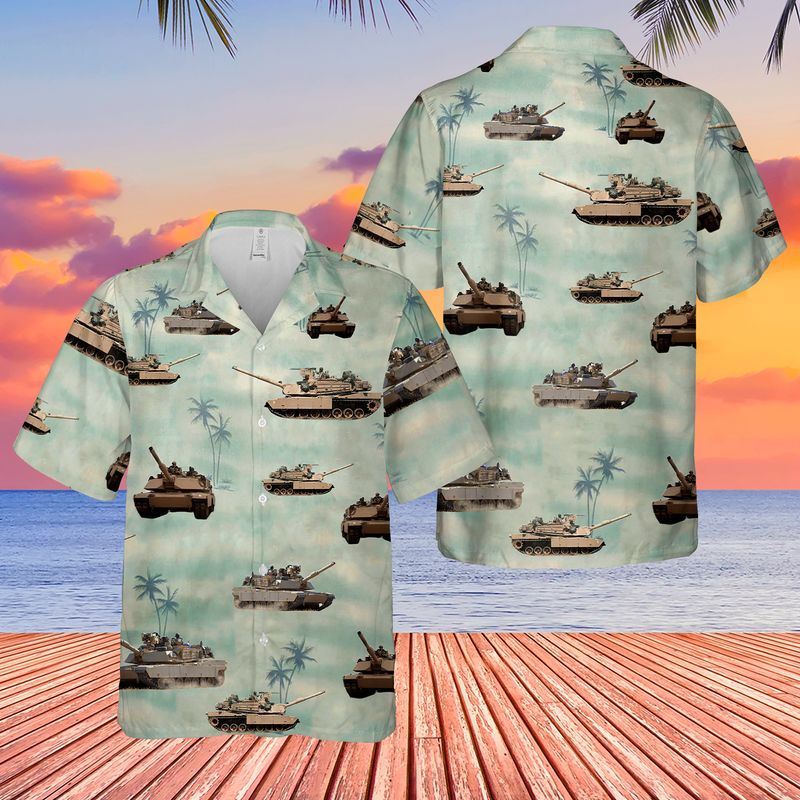 National Guard Tank Hawaiian Shirt