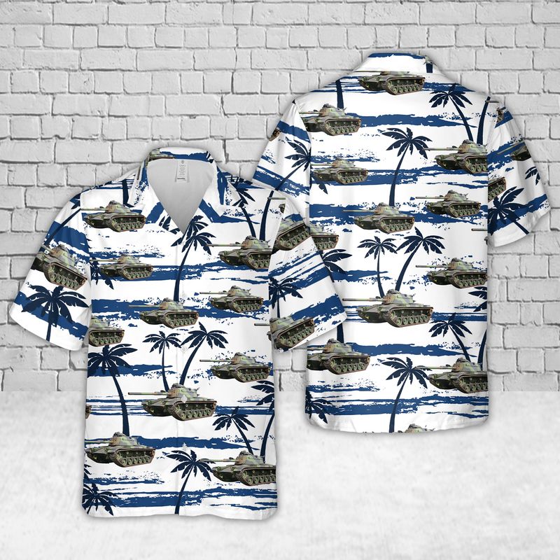 National Guard M60 Tank Hawaiian Shirt