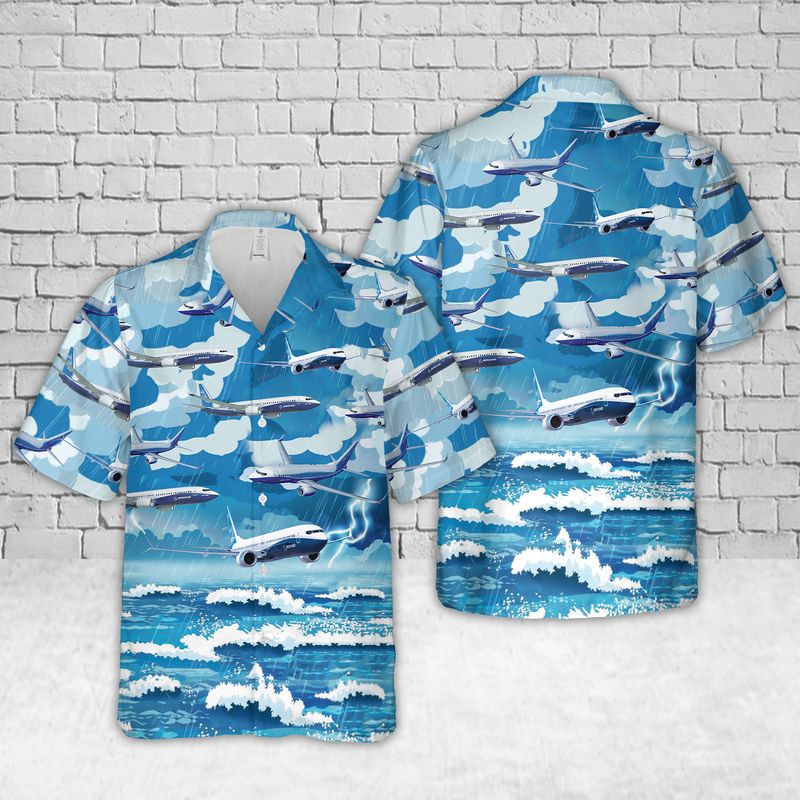 Boeing 737 Hawaiian Shirt