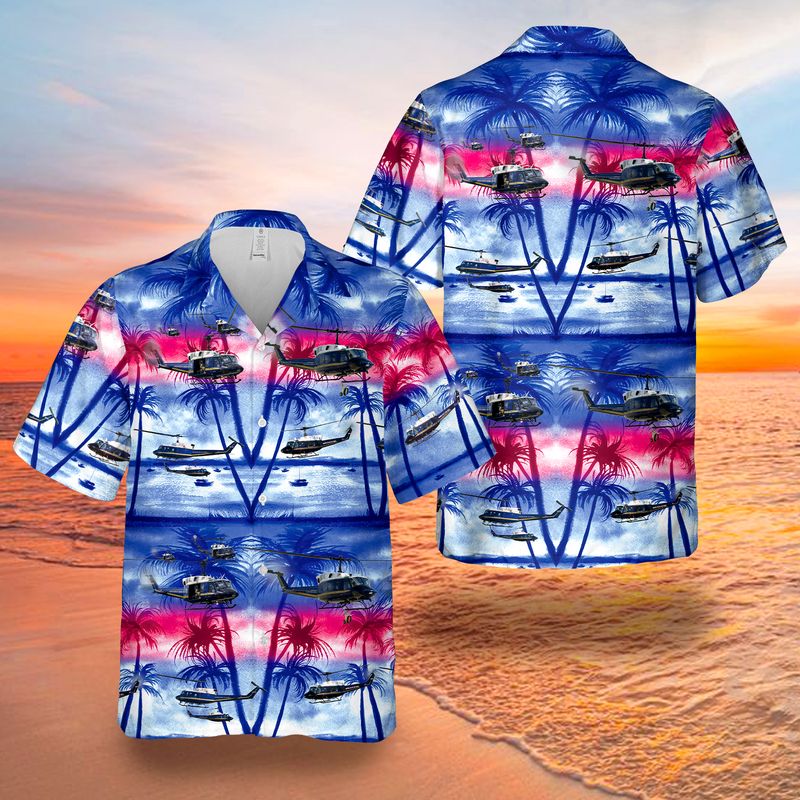 UH-1N 1st Helicopter Hawaiian Shirt