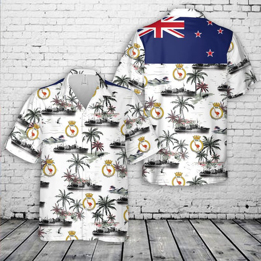 Royal New Zealand Navy HMNZS Moa (T233) Hawaiian Shirt