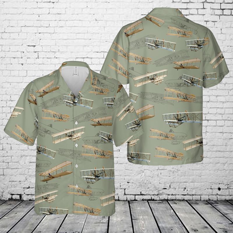 Wright Flyer Hawaiian Shirt