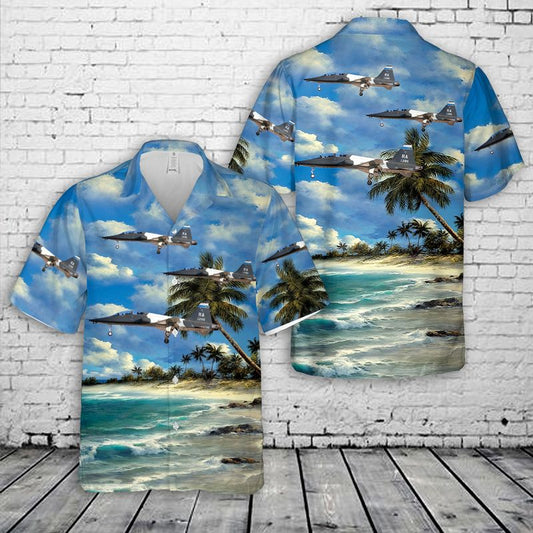 US Air Force Northrop T-38C Talon Hawaiian Shirt