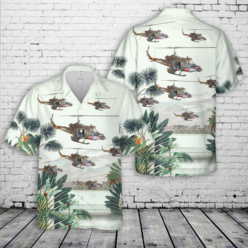 Bell Huey UH-1C Hog Hawaiian Shirt