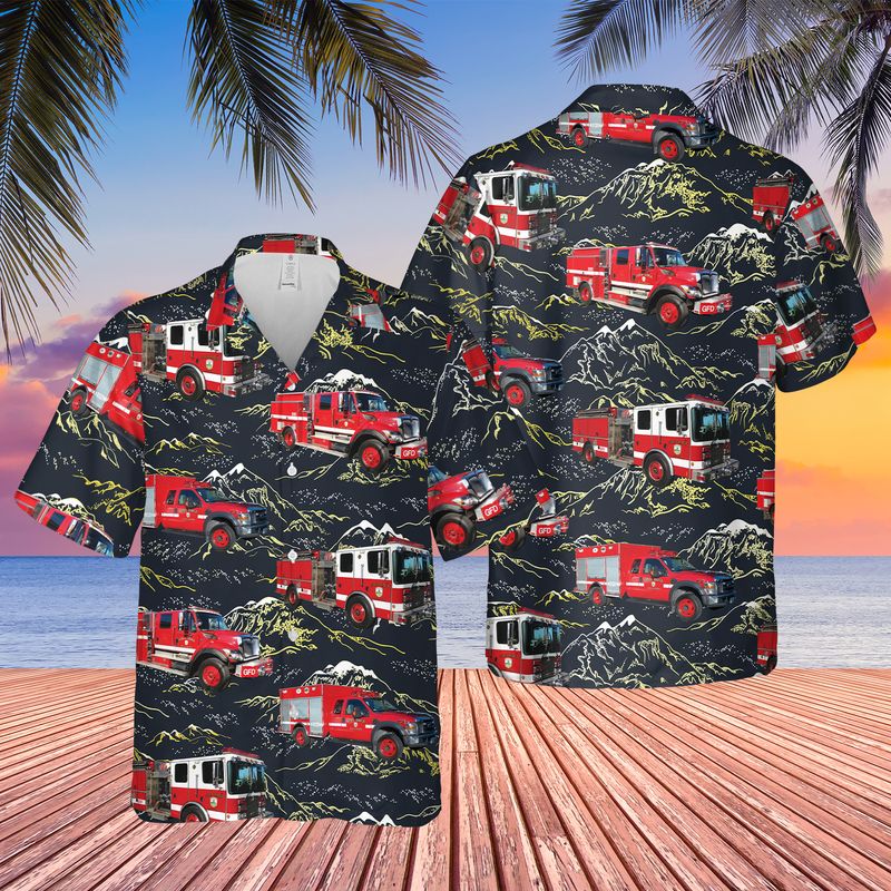 California Gold Ridge Fire Protection District Hawaiian Shirt