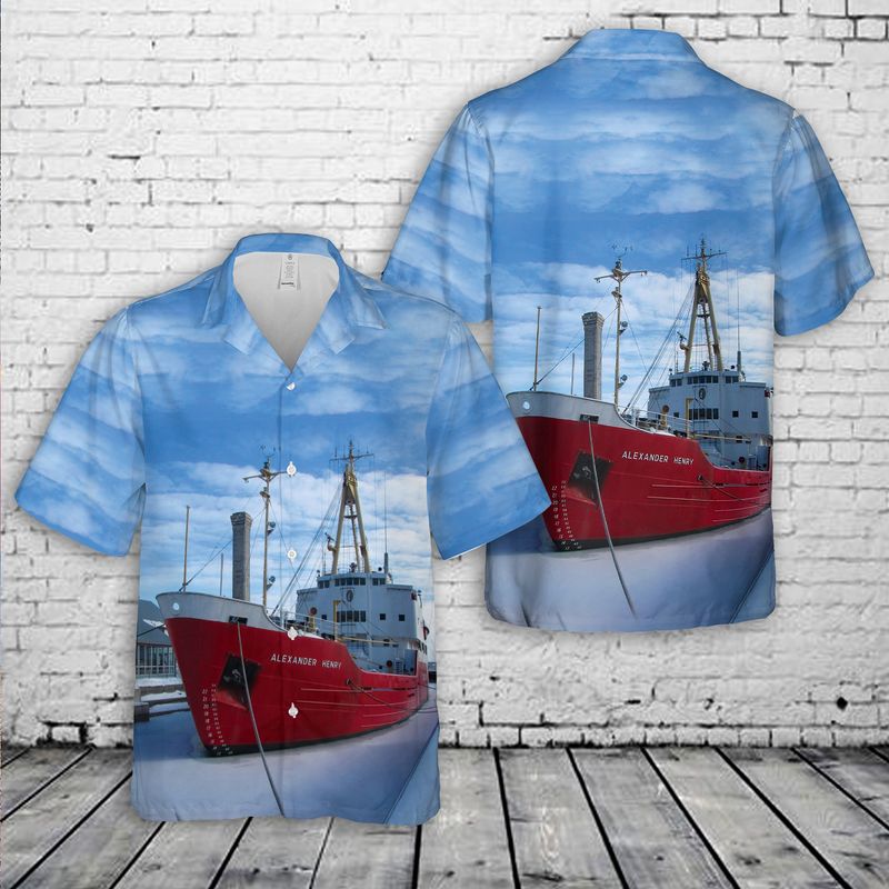 Canada CCGS Alexander Henry Museum Ship Hawaiian Shirt