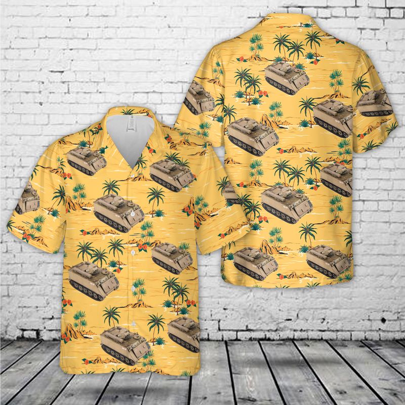 Australian Army M113A1 APC with T50 Turret Vietnam War Hawaiian Shirt