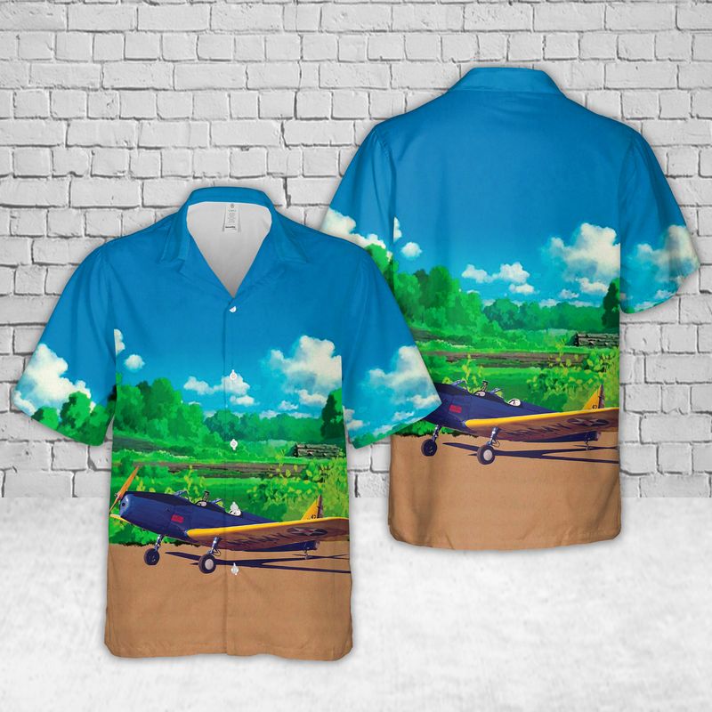 USAAF Fairchild PT-19 Hawaiian Shirt