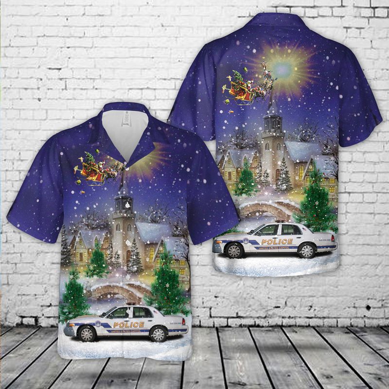 US Capitol Police Christmas Hawaiian Shirt