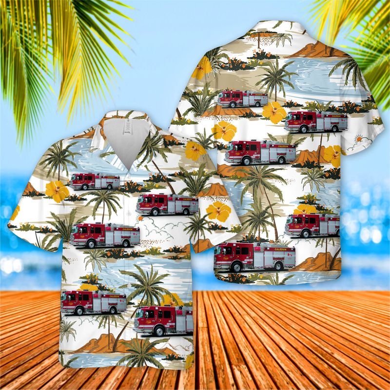 Caledon Fire & Emergency Services Hawaiian Shirt