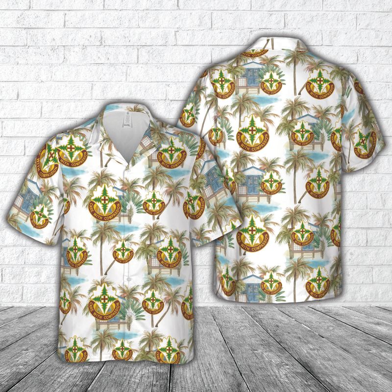 US Army Madigan Army Medical Center Hawaiian Shirt