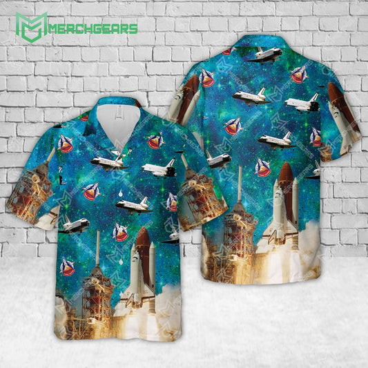 Space Shuttle Columbia Hawaiian Shirt