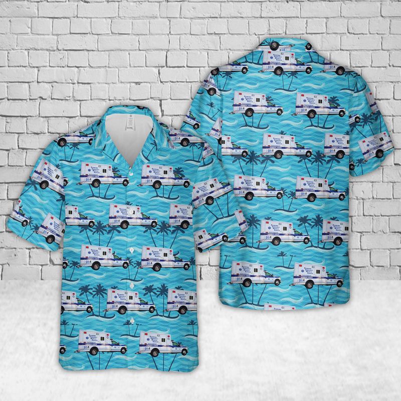 Stamford EMS Hawaiian Shirt