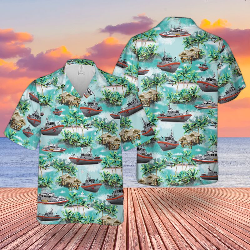 US Coast Guard Response Boat Hawaiian Shirt