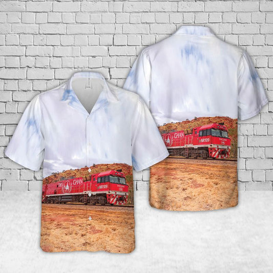 Australia The Ghan Passenger Train Hawaiian Shirt