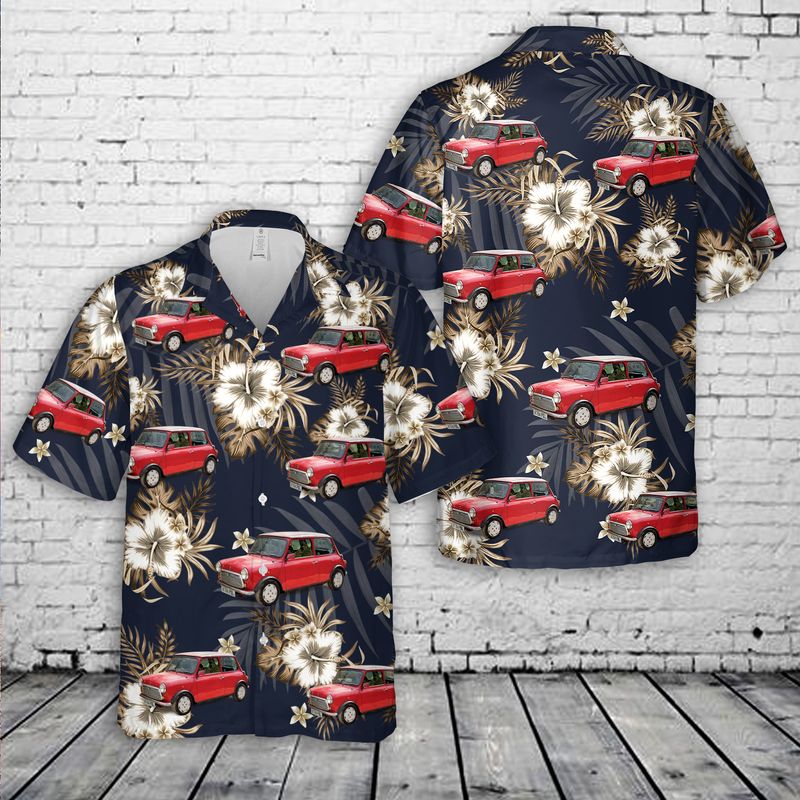 United Kingdom Mini Car 1996 Rover Mini Mayfair Hawaiian Shirt