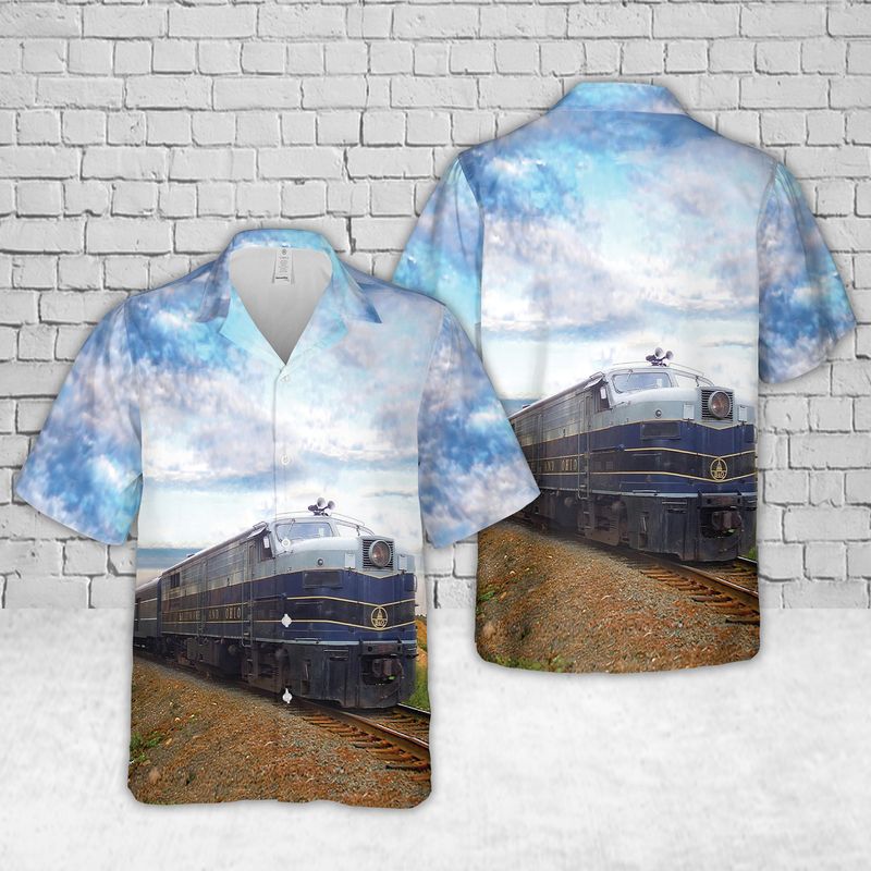 Baltimore and Ohio Railroad Hawaiian Shirt