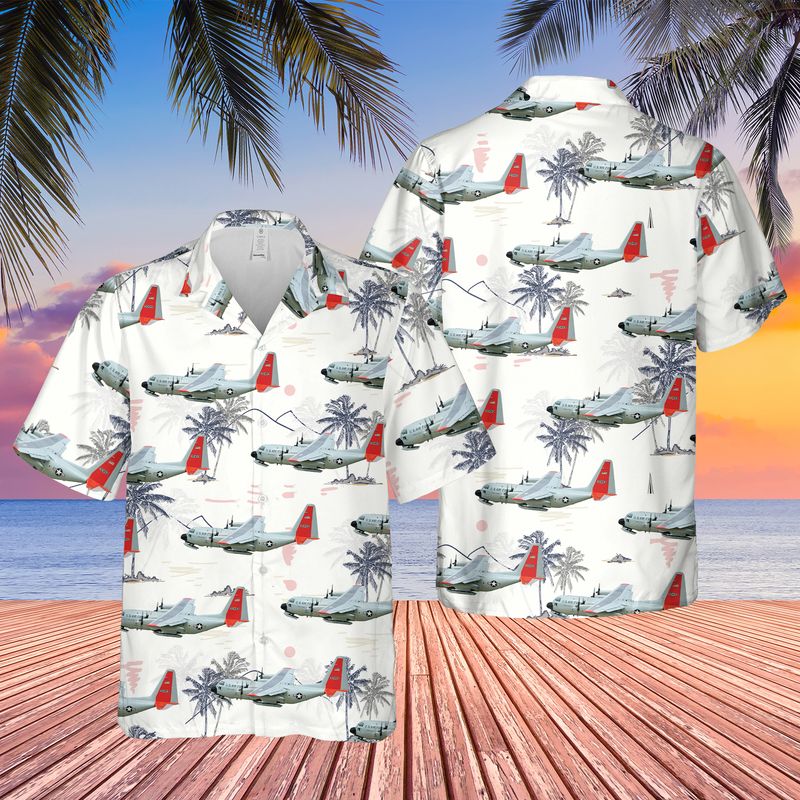 USAF Lockheed LC-130 Skibird Of 139th Airlift Squadron Hawaiian Shirt