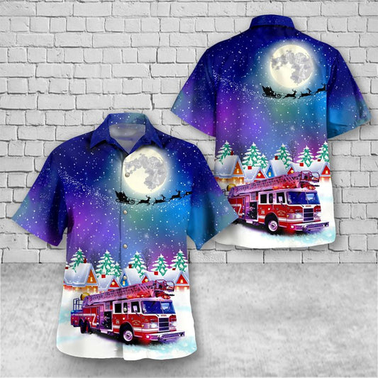 Piney Flats, Tennessee, Piney Flats Vol. Fire Dept Christmas Hawaiian Shirt
