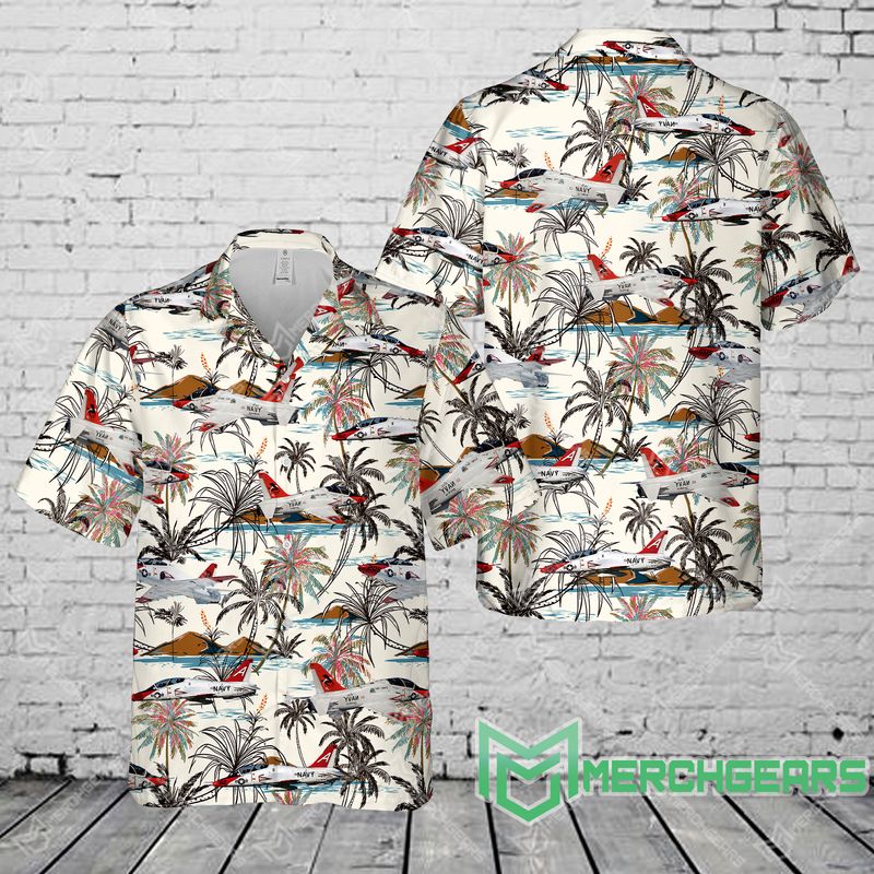 T-45 Goshawk Aircraft Hawaiian Shirt