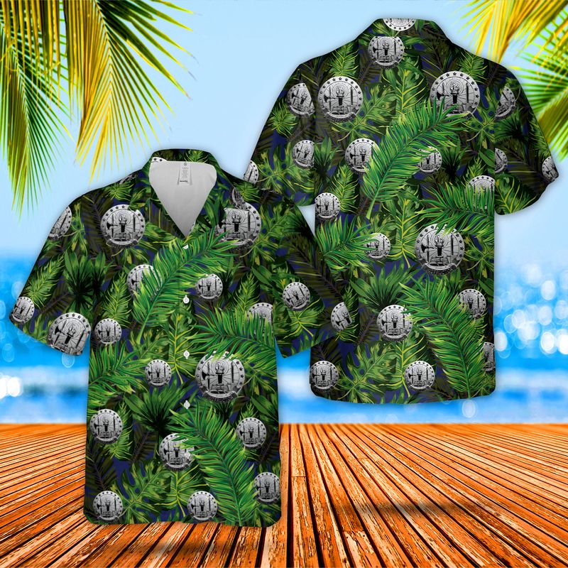 U.S. Army Instructor Identification Badge Hawaiian Shirt