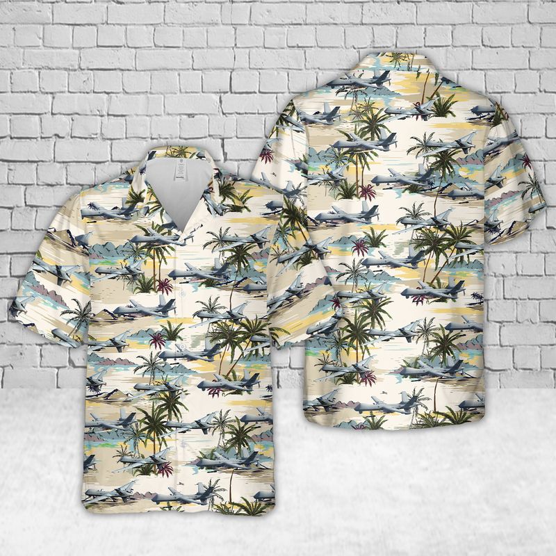 U.S. Air Force MQ-9A Reaper Hawaiian Shirt