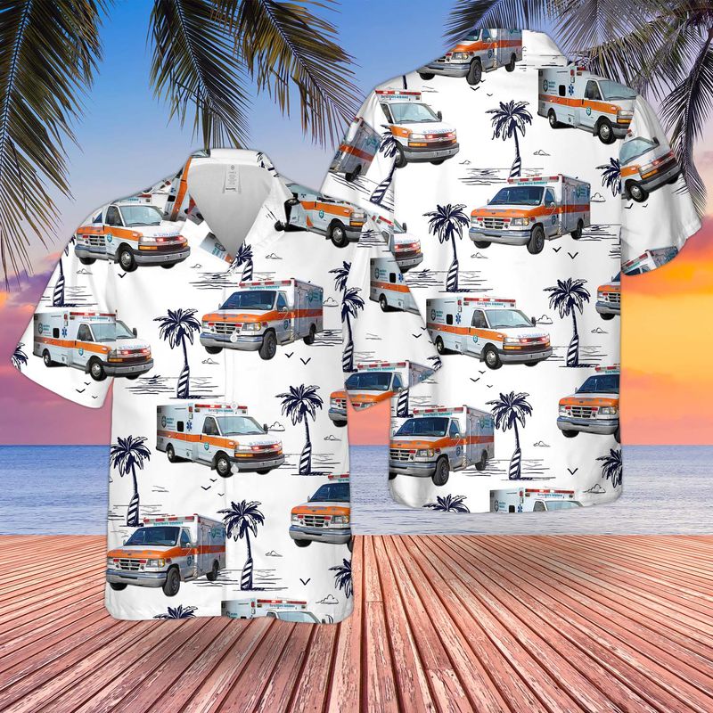 Tennessee Rural/Metro Ambulance Hawaiian Shirt