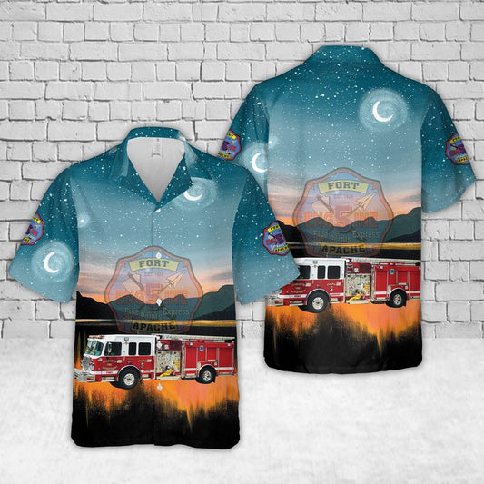 Charlotte Fire Engine 5 Hawaiian Shirt