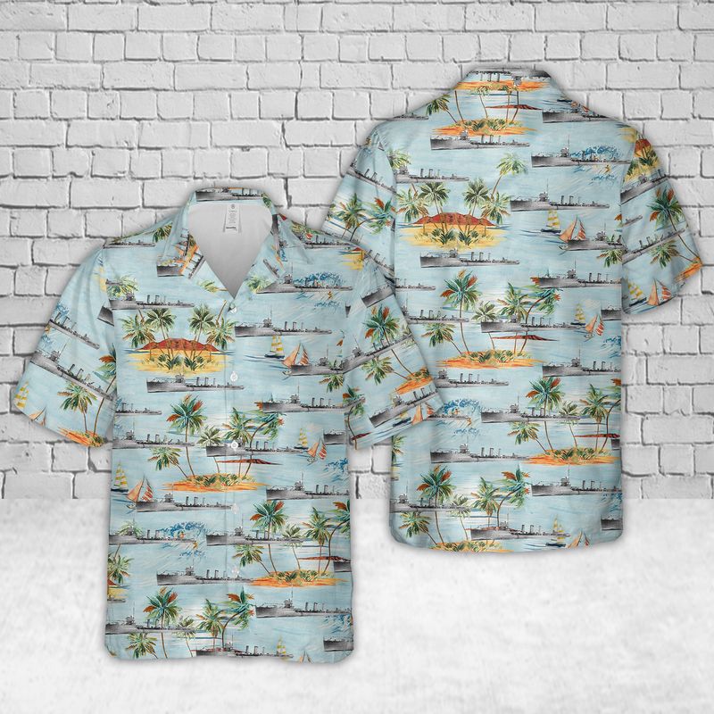 USS Sterett (DD-27) U.S Navy Ship Reunions Hawaiian Shirt