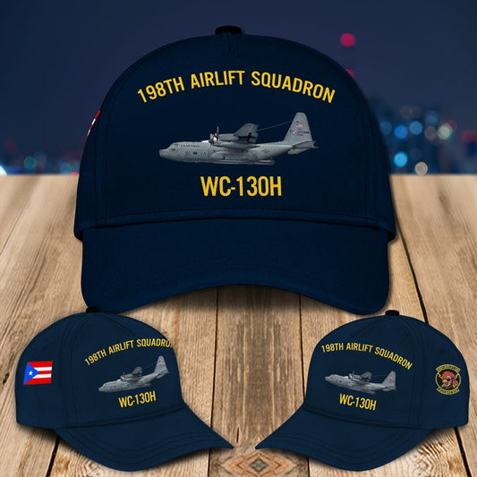 Puerto Rico Air National Guard 198th Airlift Squadron WC-130H Baseball Cap