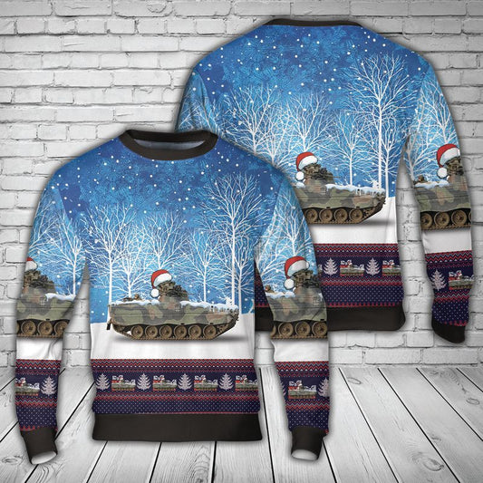 Bundeswehr Marder 1 A1A3 IFV Christmas AOP Sweater