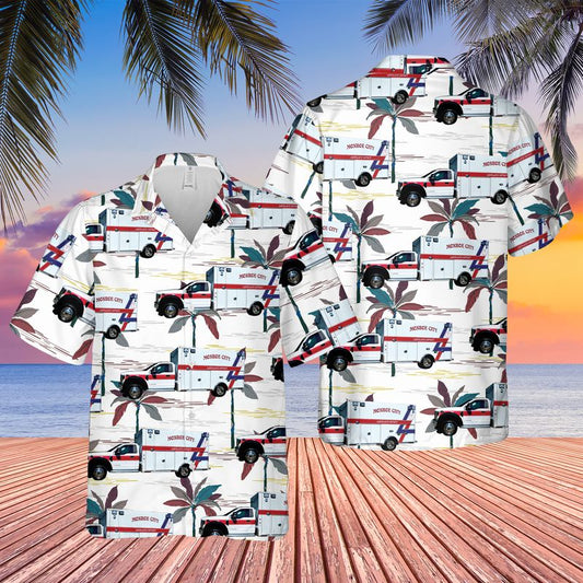 Missouri Monroe City Ambulance Hawaiian Shirt