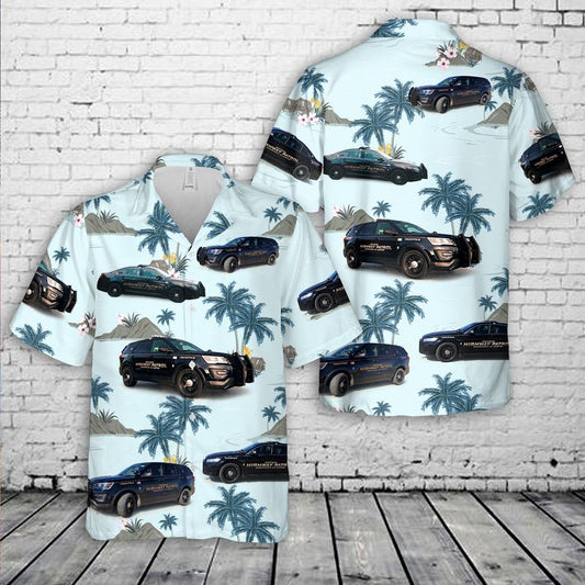 Montana Highway Patrol Hawaiian Shirt