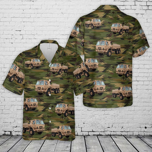 New Jersey Army National Guard M1083 A1P2 5-ton MTV Hawaiian Shirt