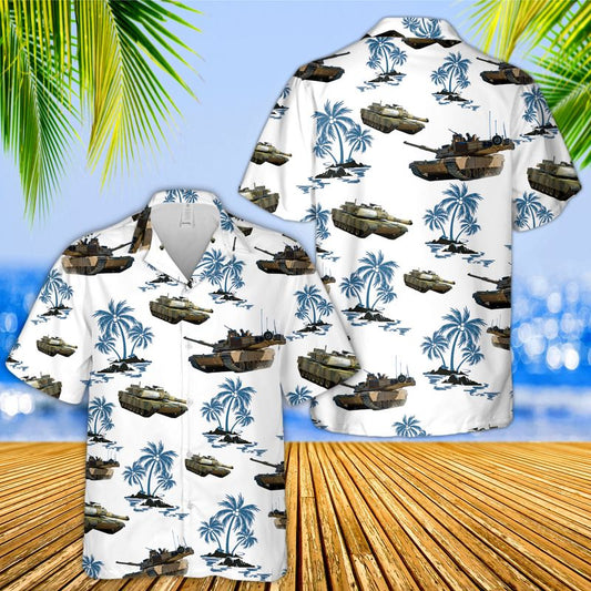 M1A2 Abrams Hawaiian Shirt