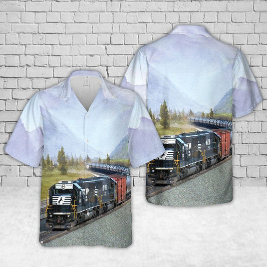 Norfolk Southern Railway Hawaiian Shirt