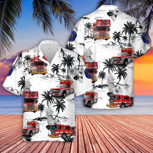 Howard County Department of Fire and Rescue Hawaiian Shirt