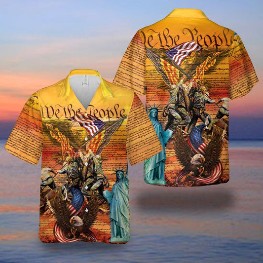 Patriotism American Hawaiian Shirt
