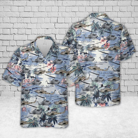 AH-1 Super Cobra USMC Hawaiian Shirt