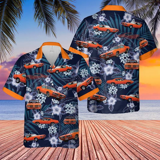 Muscle Car Hawaiian Shirt