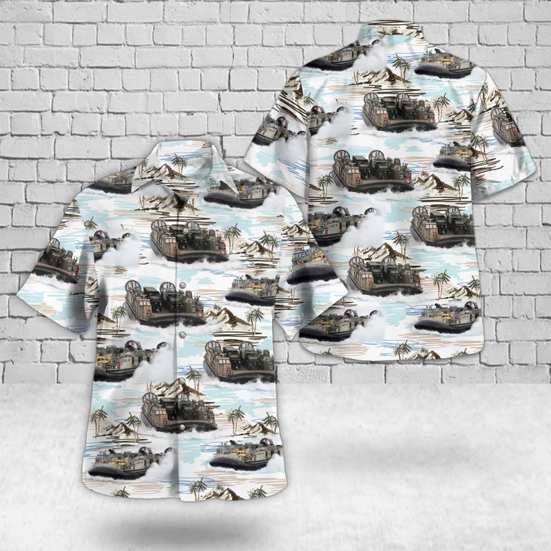 U.S Navy Landing Craft Air Cushion Hawaiian Shirt