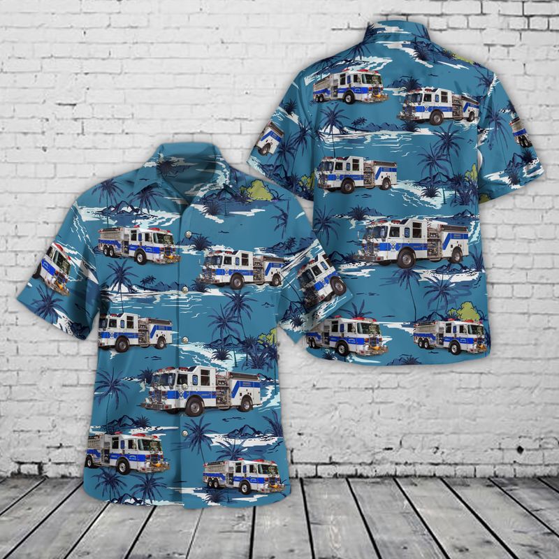 Stafford, Virginia, Company 5 - Brooke Fire & Rescue Hawaiian Shirt