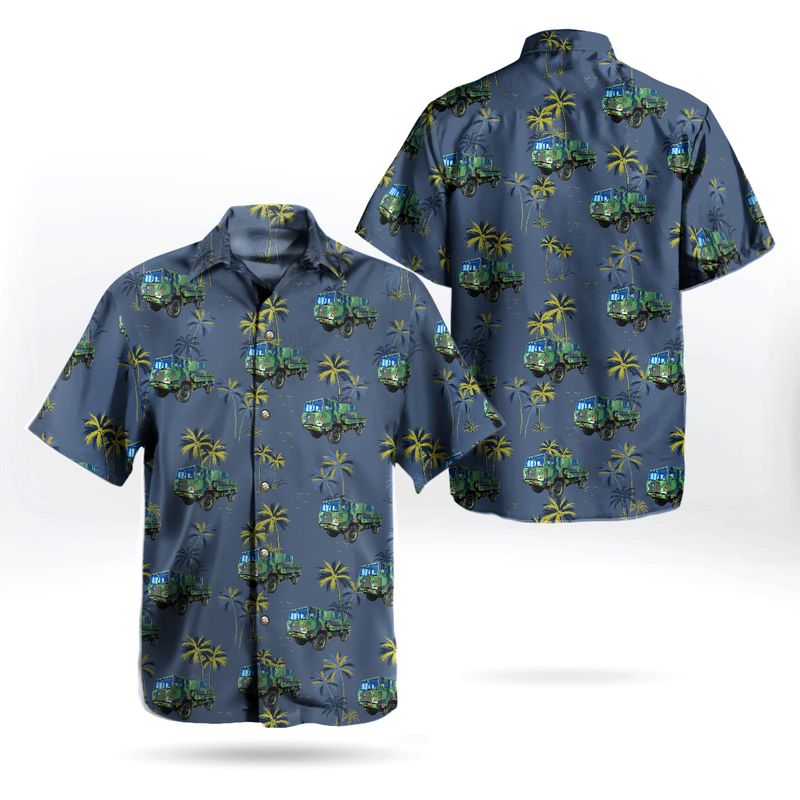 Swedish Army Terrangbil 30 Hawaiian Shirt