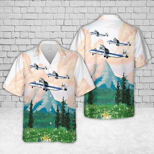 Piedmont Airlines Short 330-100 Hawaiian Shirt
