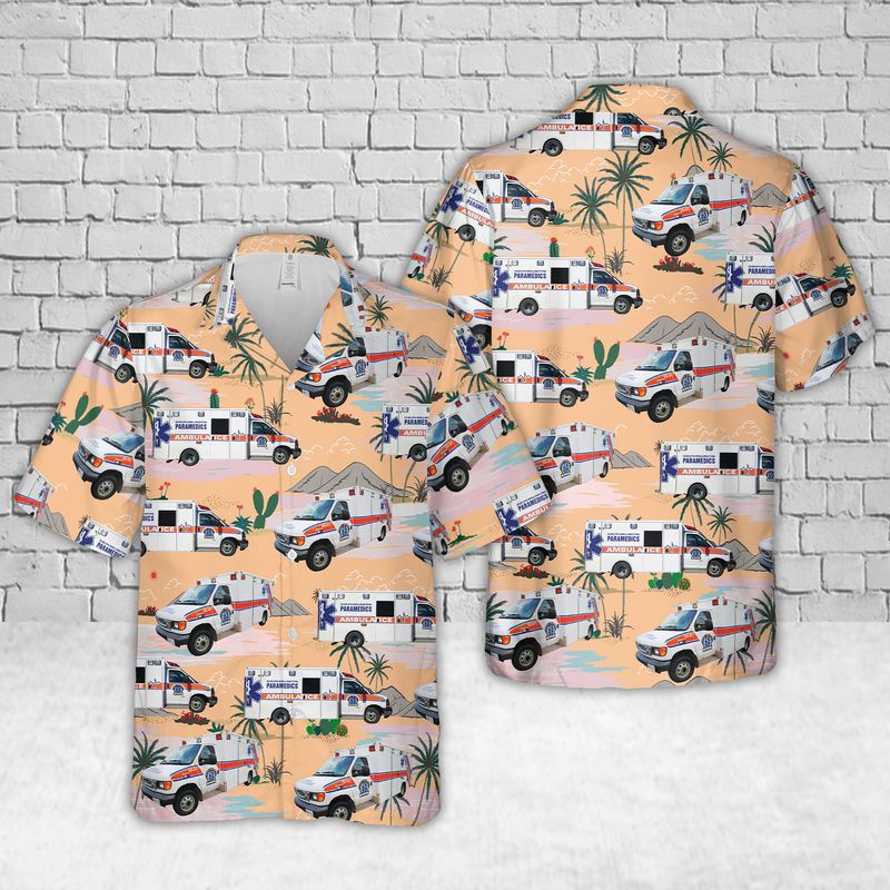 Guelph-Wellington Paramedic Service Hawaiian Shirt