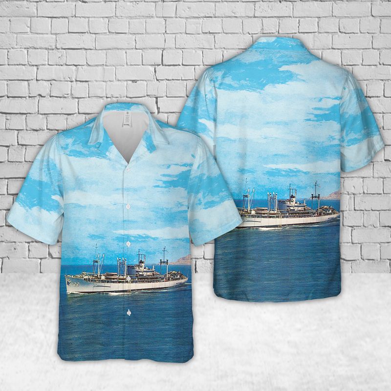 USS Klondike (AD-22) U.S Navy Ship Reunions Hawaiian Shirt