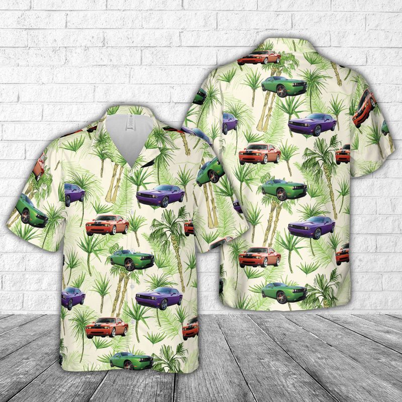 Dodge Challenger SRT8 Hawaiian Shirt