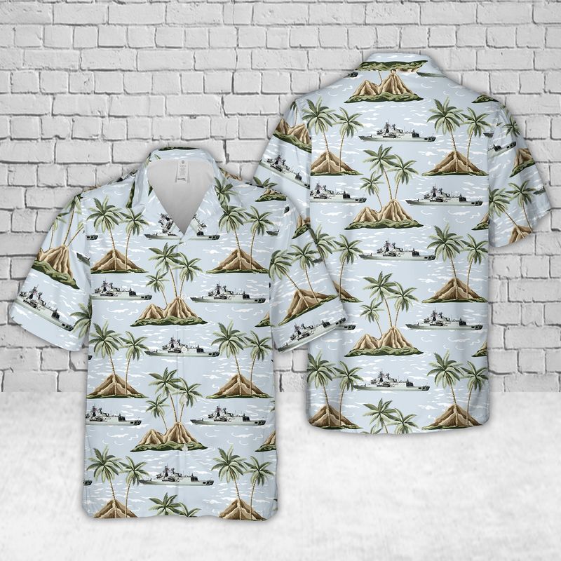 HMNZS Te Kaha Royal New Zealand Navy Hawaiian Shirt