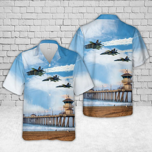 U.S. Navy Blue Angels Hawaiian Shirt